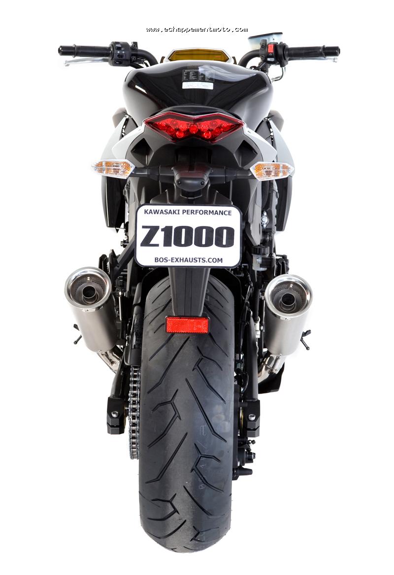 ECHAPPEMENT MOTO BOS KAWASAKI Z1000 2010 INOX 1000610S 4